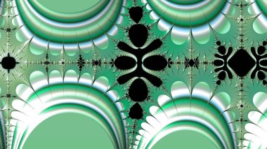 Soyut Bilgisayar Fraktal Tasarımı. Fraktal hiç bitmeyen bir desen. Fraktallar, farklı ölçeklerde kendine benzeyen sonsuz derecede karmaşık kalıplardır.