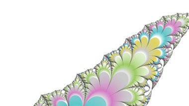 Soyut Bilgisayar Fraktal Tasarımı. Fraktal hiç bitmeyen bir desen. Fraktallar, farklı ölçeklerde kendine benzeyen sonsuz derecede karmaşık kalıplardır.