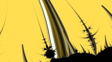 Soyut Bilgisayar Fraktal Tasarımı. Fraktal hiç bitmeyen bir desen. Fraktallar, farklı ölçeklerde kendine benzeyen sonsuz derecede karmaşık kalıplardır.