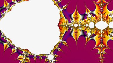 Soyut Bilgisayar Fraktal Tasarımı. Fraktal hiç bitmeyen bir desen. Fraktallar, farklı ölçeklerde kendine benzeyen sonsuz derecede karmaşık kalıplardır.