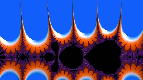 Abstract Computer generated Fractal design. A fractal is a never-ending pattern. Fractals are infinitely complex patterns that are self-similar across different scales