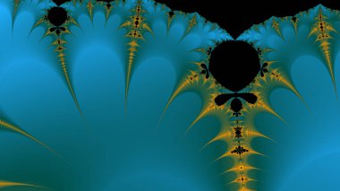 Soyut Bilgisayar Fraktal Tasarımı. Fraktal hiç bitmeyen bir desen. Fraktallar, farklı ölçeklerde kendine benzeyen sonsuz derecede karmaşık kalıplardır.