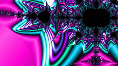 Soyut Bilgisayar Fraktal Tasarımı. Fraktal hiç bitmeyen bir desen. Fraktallar, farklı ölçeklerde kendine benzeyen sonsuz derecede karmaşık kalıplardır.