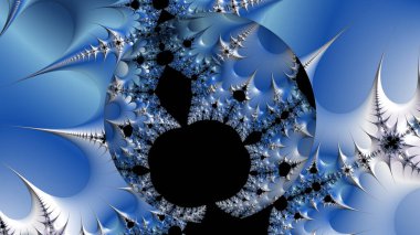 Soyut Bilgisayar Fraktal Tasarımı. Fraktal hiç bitmeyen bir desen. Fraktallar, farklı ölçeklerde kendine benzeyen sonsuz derecede karmaşık kalıplardır.