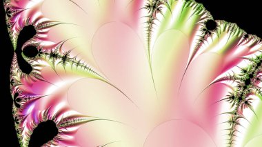 Soyut Bilgisayar Fraktal Tasarımı. Fraktal hiç bitmeyen bir desen. Fraktallar, farklı ölçeklerde kendine benzeyen sonsuz derecede karmaşık kalıplardır.