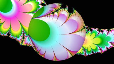 Soyut Bilgisayar Fraktal Tasarımı. Fraktal hiç bitmeyen bir desen. Fraktallar, farklı ölçeklerde kendine benzeyen sonsuz derecede karmaşık kalıplardır.