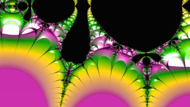 Soyut Bilgisayar Fraktal Tasarımı. Fraktal hiç bitmeyen bir desen. Fraktallar, farklı ölçeklerde kendine benzeyen sonsuz derecede karmaşık kalıplardır.