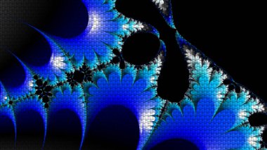 Soyut Bilgisayar Fraktal Tasarımı. Fraktal hiç bitmeyen bir desen. Fraktallar, farklı ölçeklerde kendine benzeyen sonsuz derecede karmaşık kalıplardır.