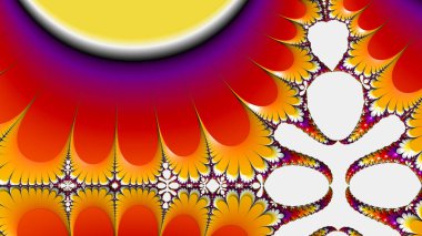 Soyut Bilgisayar Fraktal Tasarımı. Fraktal hiç bitmeyen bir desen. Fraktallar, farklı ölçeklerde kendine benzeyen sonsuz derecede karmaşık kalıplardır.