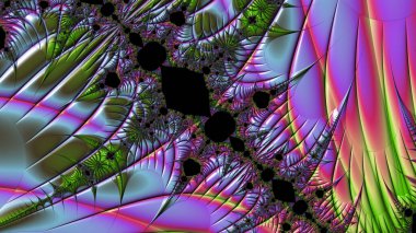 Soyut Bilgisayar Fraktal Tasarımı. Fraktal hiç bitmeyen bir desen. Fraktallar, farklı ölçeklerde kendine benzeyen sonsuz derecede karmaşık kalıplardır.