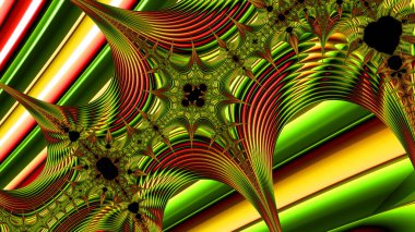 Soyut Bilgisayar Fraktal Tasarımı. Fraktal hiç bitmeyen bir desen. Fraktallar, farklı ölçeklerde kendine benzeyen sonsuz derecede karmaşık kalıplardır.