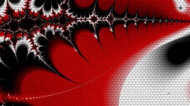 Soyut Bilgisayar Fraktal Tasarımı. Fraktal hiç bitmeyen bir desen. Fraktallar, farklı ölçeklerde kendine benzeyen sonsuz derecede karmaşık kalıplardır.