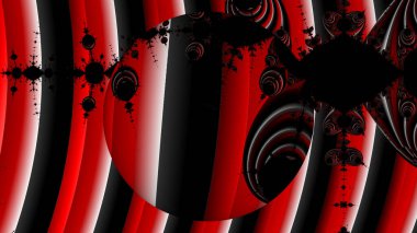 Soyut Bilgisayar Fraktal Tasarımı. Fraktal hiç bitmeyen bir desen. Fraktallar, farklı ölçeklerde kendine benzeyen sonsuz derecede karmaşık kalıplardır.