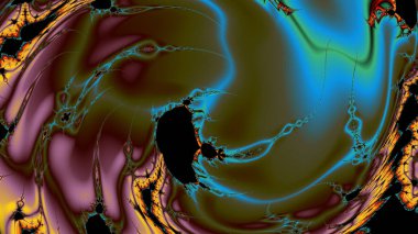 Soyut Bilgisayar Fraktal Tasarımı. Fraktal hiç bitmeyen bir desen. Fraktallar, farklı ölçeklerde kendine benzeyen sonsuz derecede karmaşık kalıplardır.