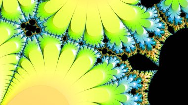 Soyut Bilgisayar Fraktal Tasarımı. Fraktal hiç bitmeyen bir desen. Fraktallar, farklı ölçeklerde kendine benzeyen sonsuz derecede karmaşık kalıplardır.