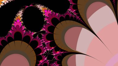 Soyut Bilgisayar Fraktal Tasarımı. Fraktal hiç bitmeyen bir desen. Fraktallar, farklı ölçeklerde kendine benzeyen sonsuz derecede karmaşık kalıplardır.