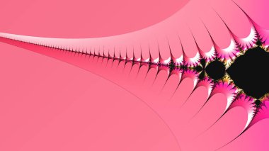 Soyut Bilgisayar Fraktal Tasarımı. Fraktal hiç bitmeyen bir desen. Fraktallar, farklı ölçeklerde kendine benzeyen sonsuz derecede karmaşık kalıplardır.