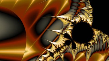 Soyut Bilgisayar Fraktal Tasarımı. Fraktal hiç bitmeyen bir desen. Fraktallar, farklı ölçeklerde kendine benzeyen sonsuz derecede karmaşık kalıplardır.