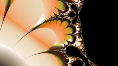 Soyut Bilgisayar Fraktal Tasarımı. Fraktal hiç bitmeyen bir desen. Fraktallar, farklı ölçeklerde kendine benzeyen sonsuz derecede karmaşık kalıplardır. Cep telefonu duvar kağıdı için harika.