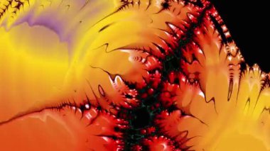 Soyut Bilgisayar Fraktal Tasarımı. Fraktal hiç bitmeyen bir desen. Fraktallar, farklı ölçeklerde kendine benzeyen sonsuz derecede karmaşık kalıplardır. Cep telefonu duvar kağıdı için harika.