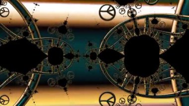 Soyut Bilgisayar Fraktal Tasarımı. Fraktal hiç bitmeyen bir desen. Fraktallar, farklı ölçeklerde kendine benzeyen sonsuz derecede karmaşık kalıplardır. Cep telefonu duvar kağıdı için harika.