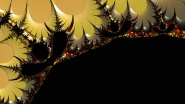 Soyut Bilgisayar Fraktal Tasarımı. Fraktal hiç bitmeyen bir desen. Fraktallar, farklı ölçeklerde kendine benzeyen sonsuz derecede karmaşık kalıplardır. Cep telefonu duvar kağıdı için harika.