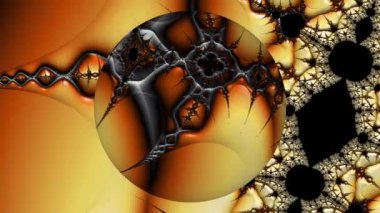 Soyut Bilgisayar Fraktal Tasarımı. Fraktal hiç bitmeyen bir desen. Fraktallar, farklı ölçeklerde kendine benzeyen sonsuz derecede karmaşık kalıplardır. Cep telefonu duvar kağıdı için harika.