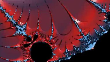 Soyut Bilgisayar Fraktal Tasarımı. Fraktal hiç bitmeyen bir desen. Fraktallar, farklı ölçeklerde kendine benzeyen sonsuz derecede karmaşık kalıplardır. Cep telefonu duvar kağıdı için harika.