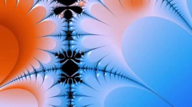 Soyut Bilgisayar Fraktal Tasarımı. Fraktal hiç bitmeyen bir desen. Fraktallar, farklı ölçeklerde kendine benzeyen sonsuz derecede karmaşık kalıplardır. Cep telefonu duvar kağıdı için harika.