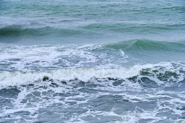 Rollende Wellen Bei Sturm Der Ostsee — Stockfoto