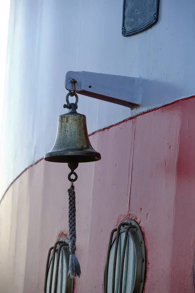 Schiffe Glocke Ausgesetzt Deck Schiff — Stockfoto