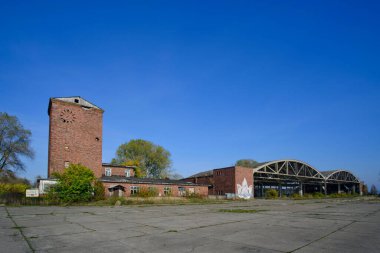 Baltiysk, Rusya, 28 Ekim 2022 Eski askeri havaalanı Baltık Donanma Havacılığı