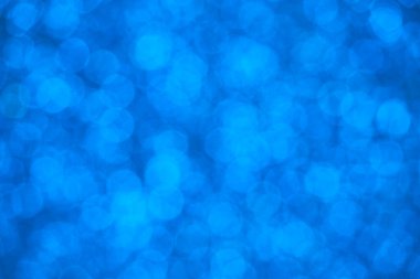 Abstract blue background with round bokeh