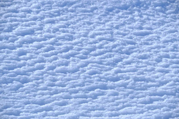 Winterblauer Hintergrund Geschmolzener Schnee — Stockfoto