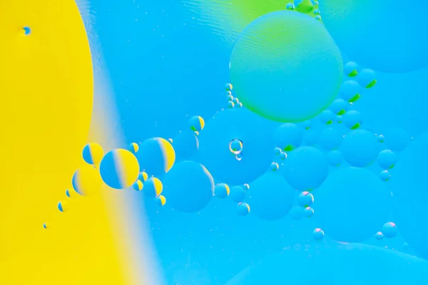 Lumineux Abstrait Fond Multicolore Avec Des Cercles Huile — Photo