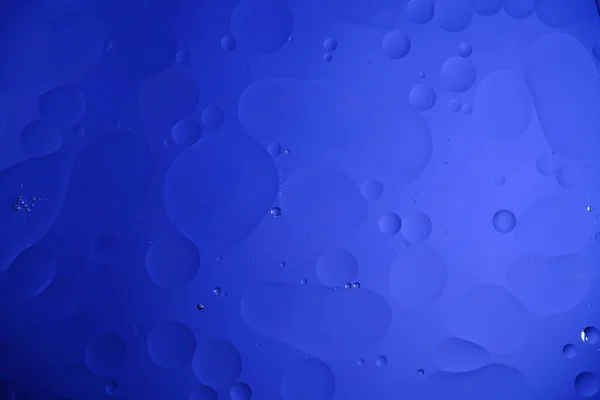Modré Abstraktní Pozadí Olejovými Kruhy Pruhy Gradientem — Stock fotografie