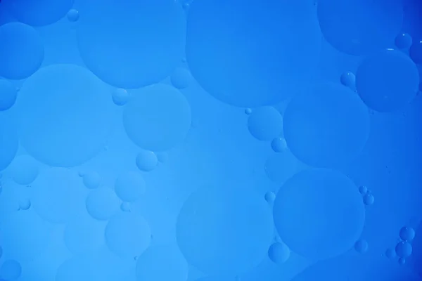 Blauwe Abstracte Achtergrond Met Oliekringen Strepen Verloop — Stockfoto