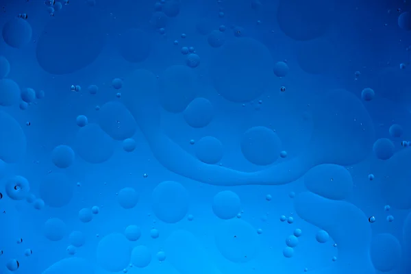 Sfondo Astratto Blu Con Cerchi Olio Striature Gradiente — Foto Stock