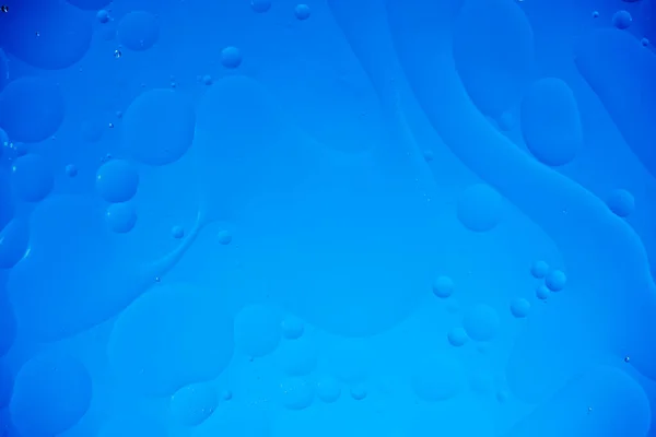 Blauer Abstrakter Hintergrund Mit Ölkreisen Streifen Und Farbverlauf — Stockfoto