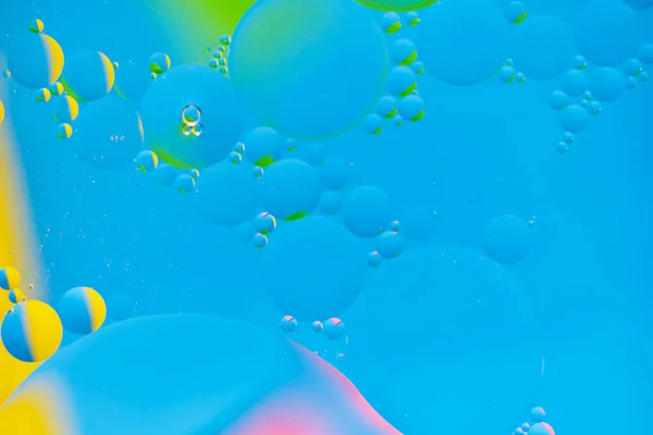 Brillante Abstracto Fondo Multicolor Con Círculos Aceite Con Color Azul —  Fotos de Stock