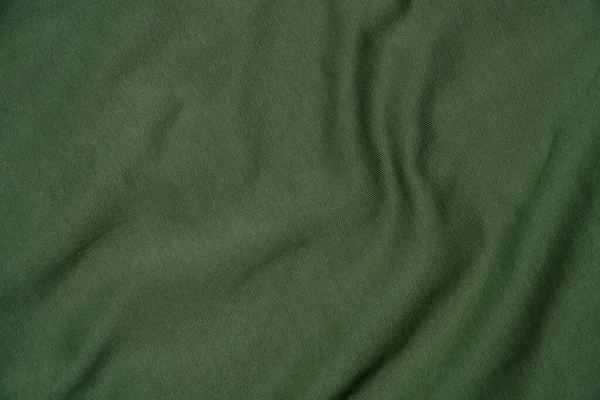 Абстрактная Ткань Смятый Зеленый Фон — стоковое фото