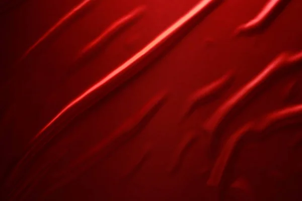 Abstrakt Bakgrund Gjord Rött Silke Vågigt Tyg — Stockfoto