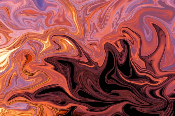 Abstraktní Barevné Pestrobarevné Pozadí Fluid Art Background Tekutým Olejem Vzorem — Stock fotografie