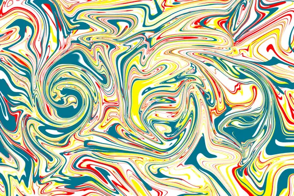 Soyut Renkli Çok Renkli Arkaplan Akışkan Sanat Sıvı Yağ Desenli — Stok fotoğraf