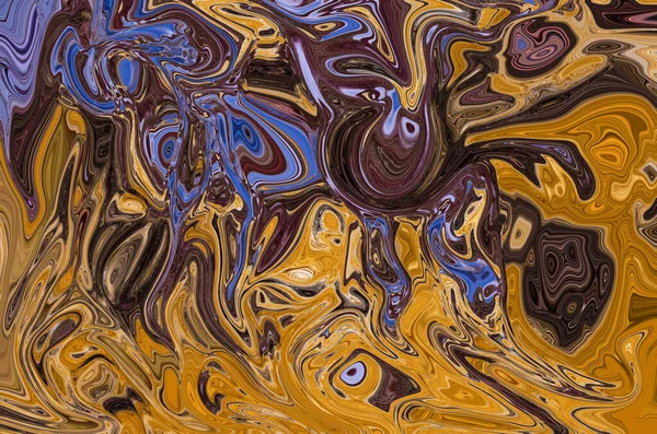 Streszczenie Kolorowe Wielokolorowe Tło Płyn Sztuki Tło Ciekłym Wzorem Oleju — Zdjęcie stockowe