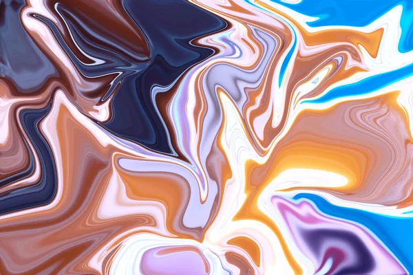 Abstrait Coloré Multicolore Background Fluid Art Background Avec Motif Huile — Photo
