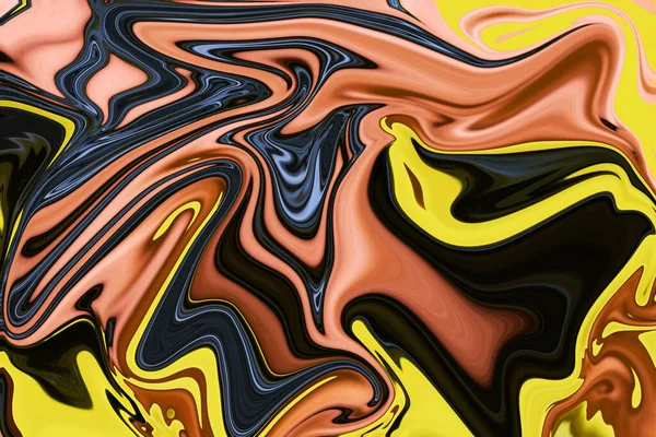Абстрактний Барвистий Різнокольоровий Фон Флюїдне Мистецтво Фон Рідким Масляним Візерунком — стокове фото