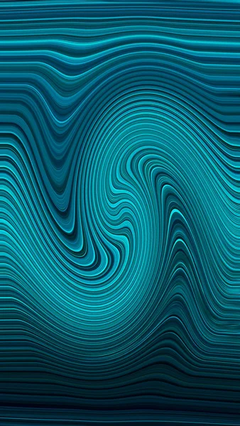 Абстрактний Лінійний Вигнутий Синій Фон — стокове фото