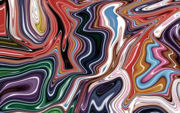 Abstrakte Bunte Bunte Hintergrund Flüssige Kunst Hintergrund Mit Flüssigem Ölmuster — Stockfoto