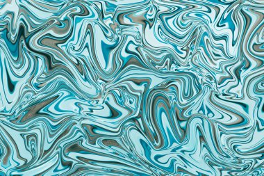 Zihinsel ve renkli boşanmaların soyut mavi arka planı